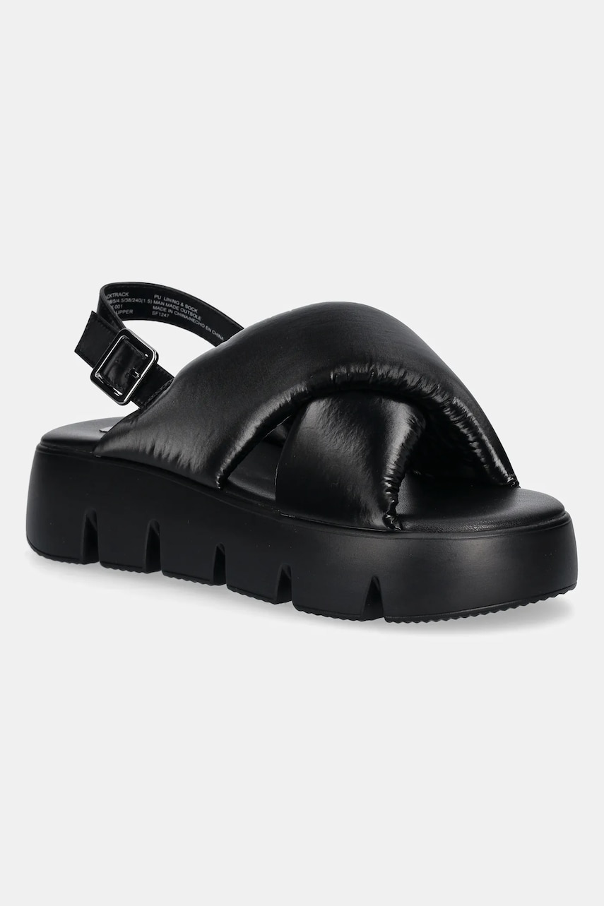 Steve Madden sandale Backtrack femei, culoarea negru, cu platforma, SM11003784