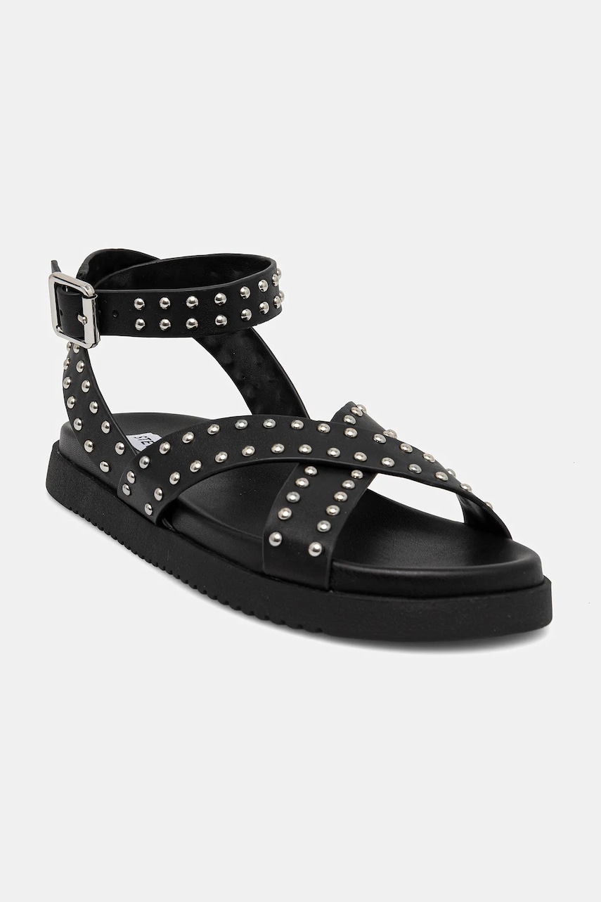 Levně Kožené sandály Steve Madden My Bestie-S dámské, černá barva, SM11003786