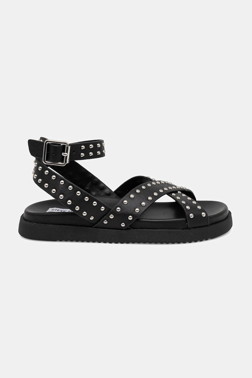 Кожаные сандалии Steve Madden My Bestie-S женские цвет чёрный SM11003786 Кожаные сандалии Steve Madden My Bestie-S женские цвет чёрный SM11003786