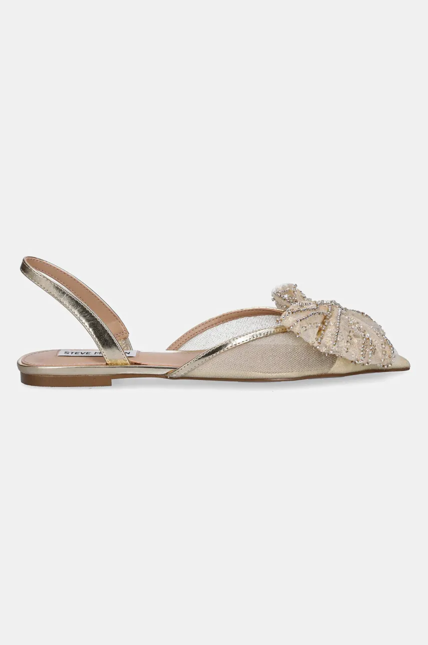 Балетки Steve Madden Calibria цвет золотой открытая пятка SM11003745 Балетки Steve Madden Calibria цвет золотой открытая пятка SM11003745