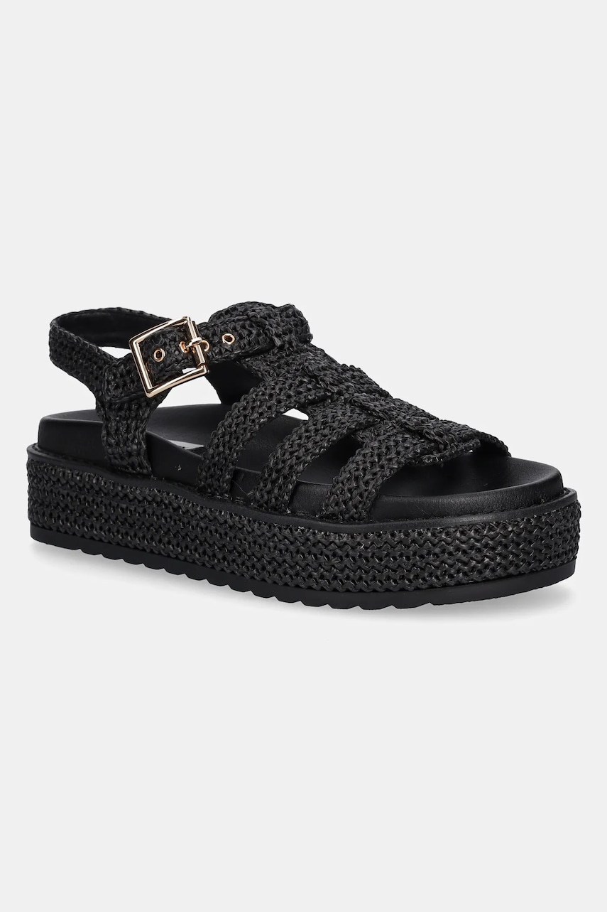 Steve Madden sandale Beeline femei, culoarea negru, cu platforma, SM11003692