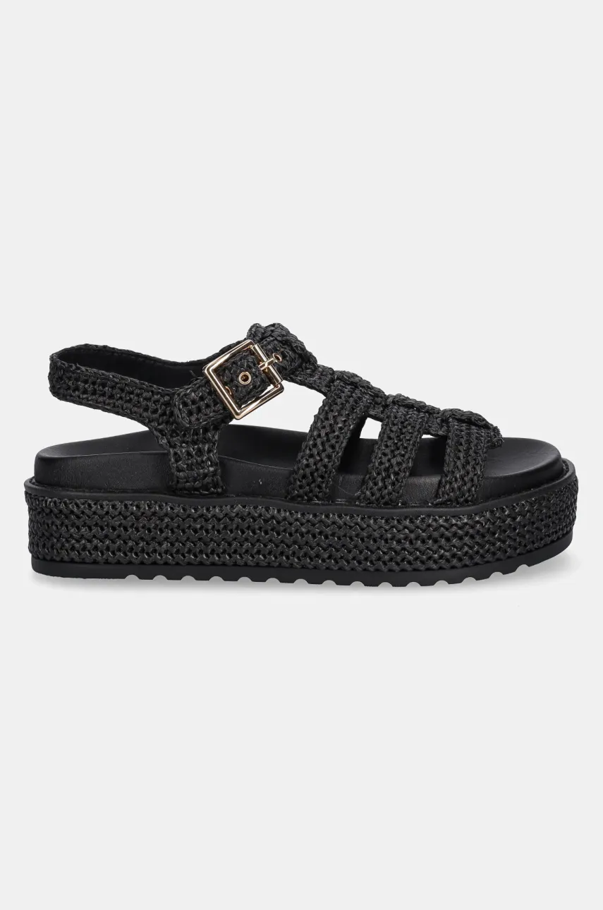Сандалии Steve Madden Beeline женские цвет чёрный на платформе SM11003692 Сандалии Steve Madden Beeline женские цвет чёрный на платформе SM11003692