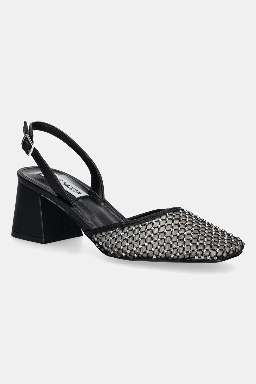 Steve Madden pumps Network culoarea negru, cu toc drept, cu toc deschis, SM11003612