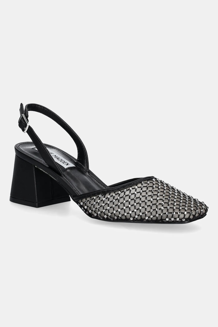 Steve Madden pumps Network culoarea negru, cu toc drept, cu toc deschis, SM11003612