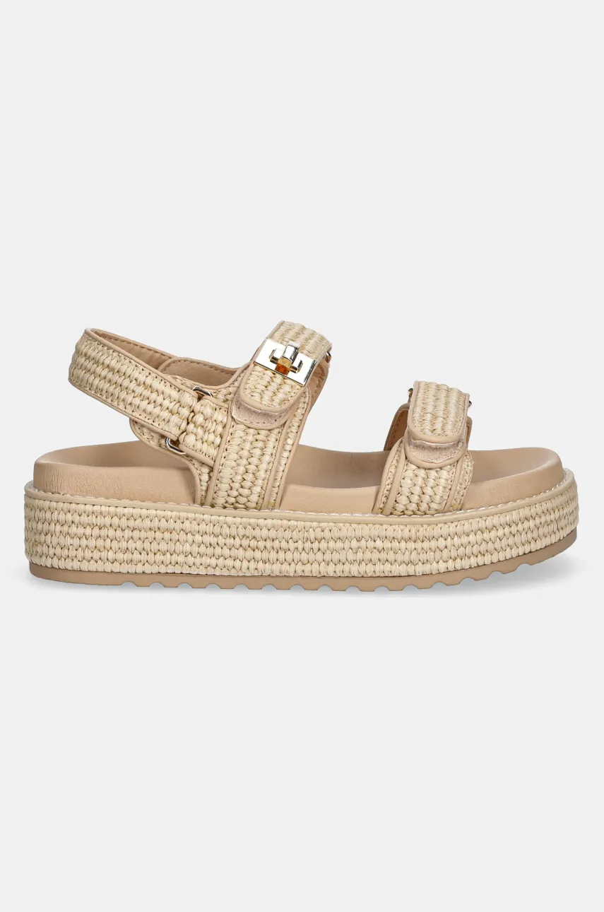 Сандалии Steve Madden Bigmona женские цвет бежевый на платформе SM11003034 Сандалии Steve Madden Bigmona женские цвет бежевый на платформе SM11003034