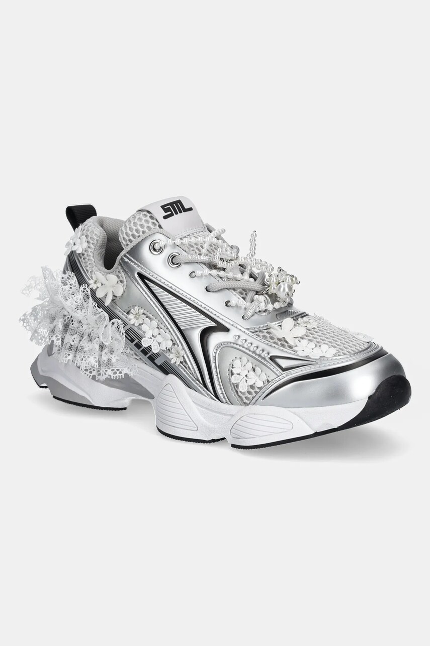 Steve Madden sneakers Simmie-E femei, culoarea argintiu, SM19000137
