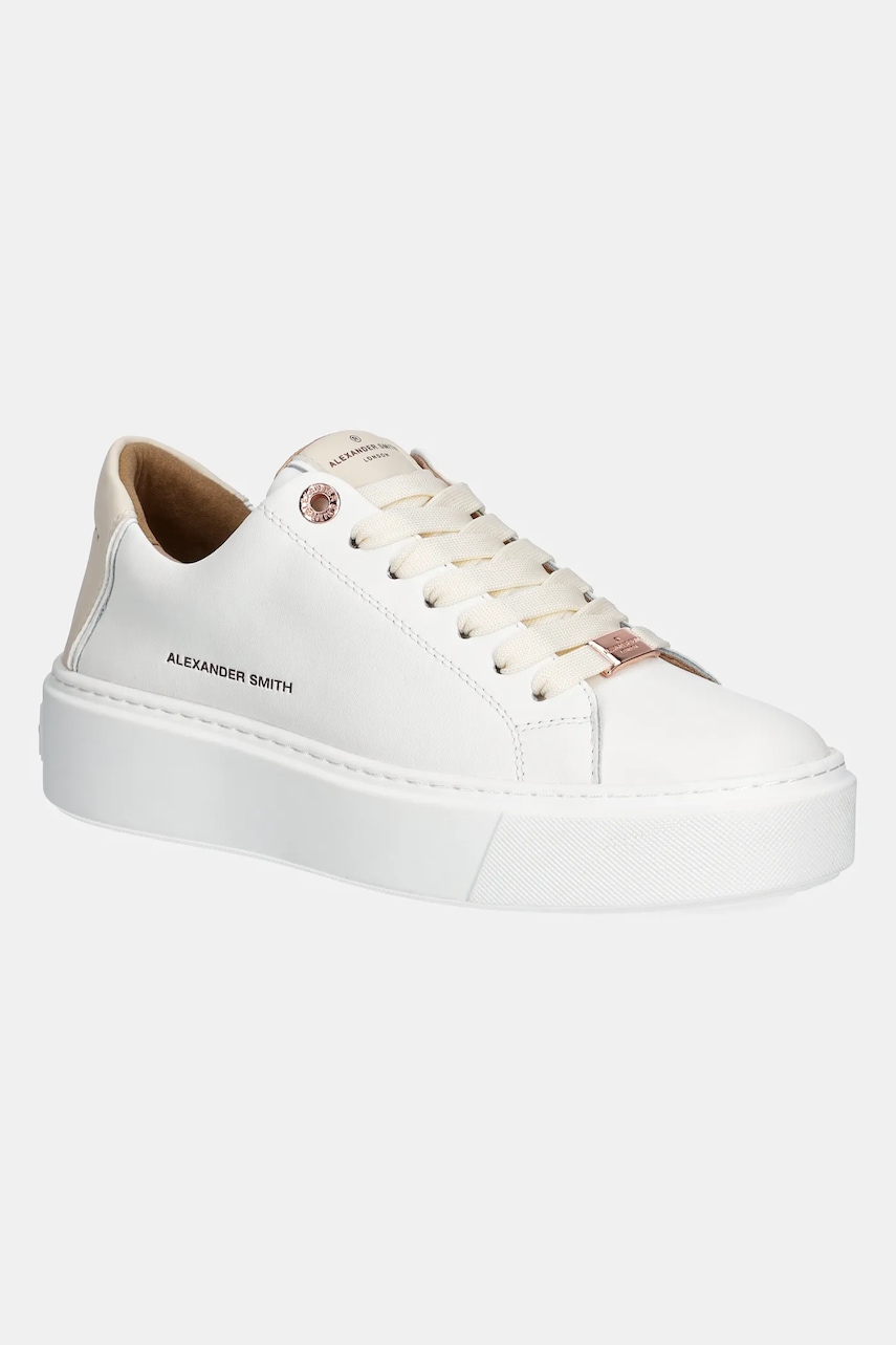 Alexander Smith sneakers London High culoarea alb, ALBBLHW8402WCR