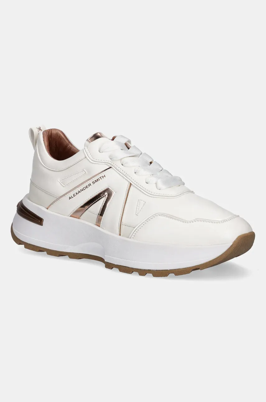 Alexander Smith sneakers Liverpool femei, culoarea alb, ASBBLPW2024WCP