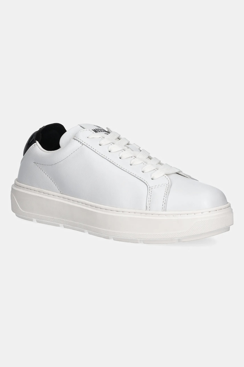 Love Moschino sneakers din piele culoarea alb, JA15174G1MIA310A Love Moschino sneakers din piele culoarea alb, JA15174G1MIA310A