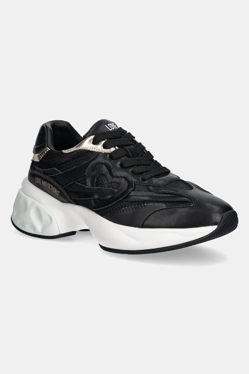 Love Moschino sneakers culoarea negru, JA15326G1MIQE00A