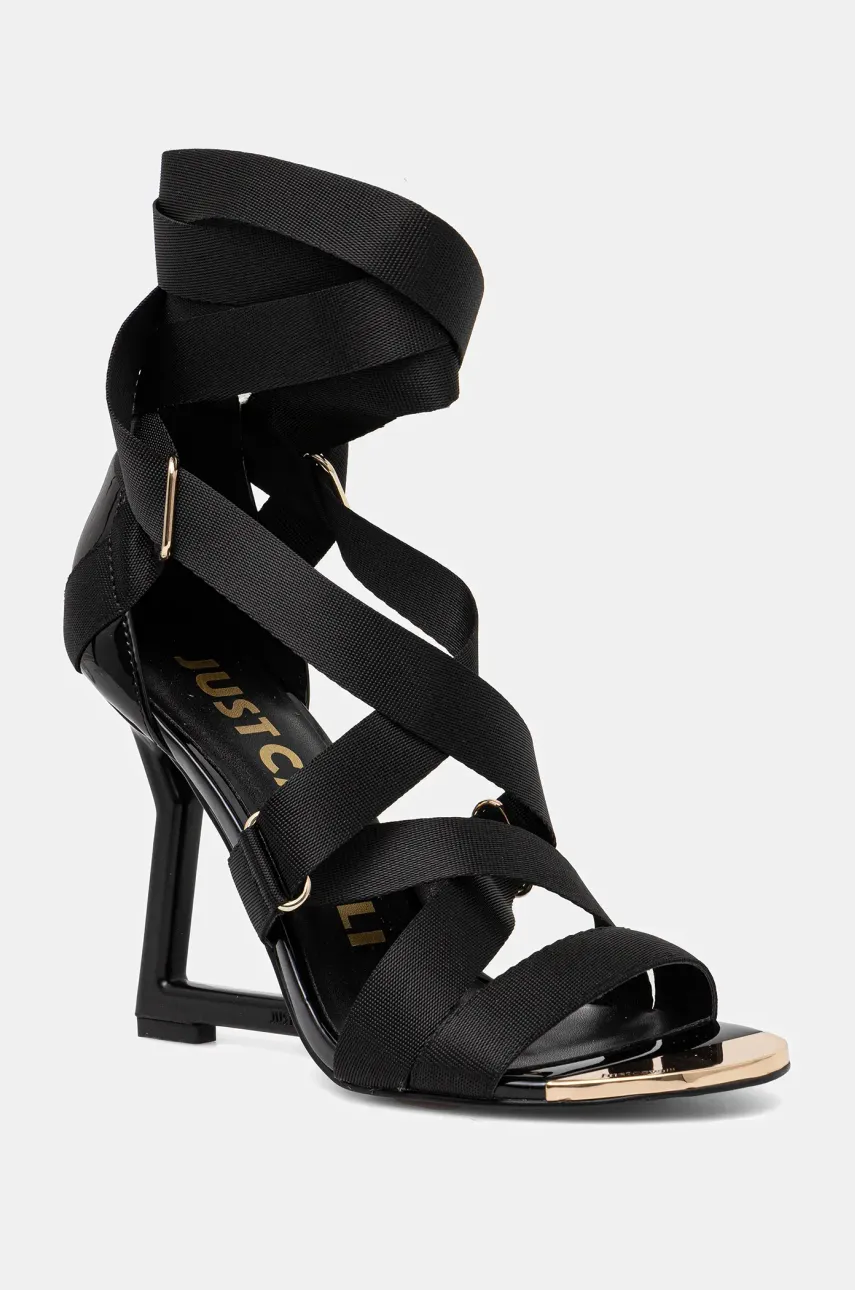 Just Cavalli sandale culoarea negru, 78RA3S24ZSS65899