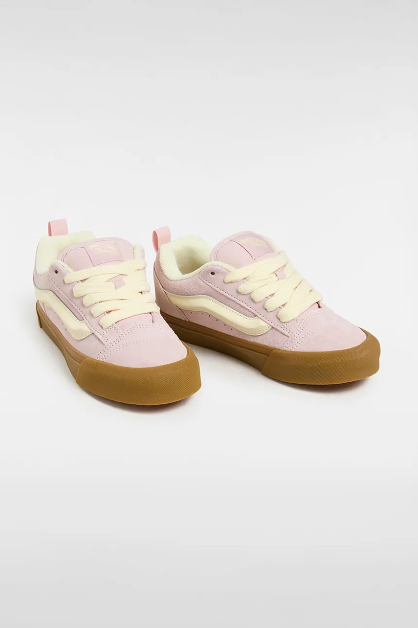 Σουέτ sneakers Vans Knu Skool χρώμα: ροζ, VN000D6ZO3N1 φωτογραφία