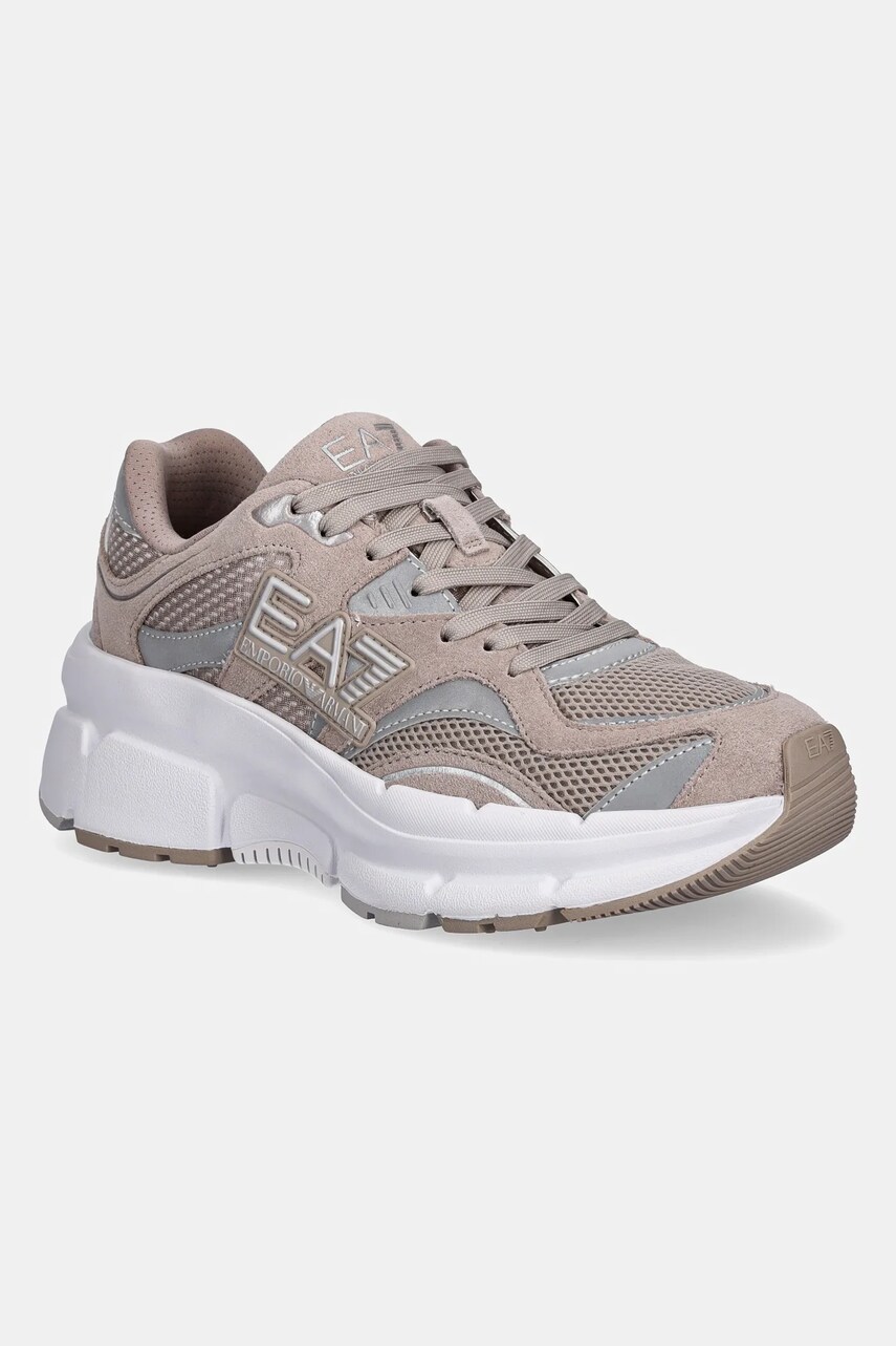 Levně Sneakers boty EA7 Emporio Armani hnědá barva, XK425.X8X237