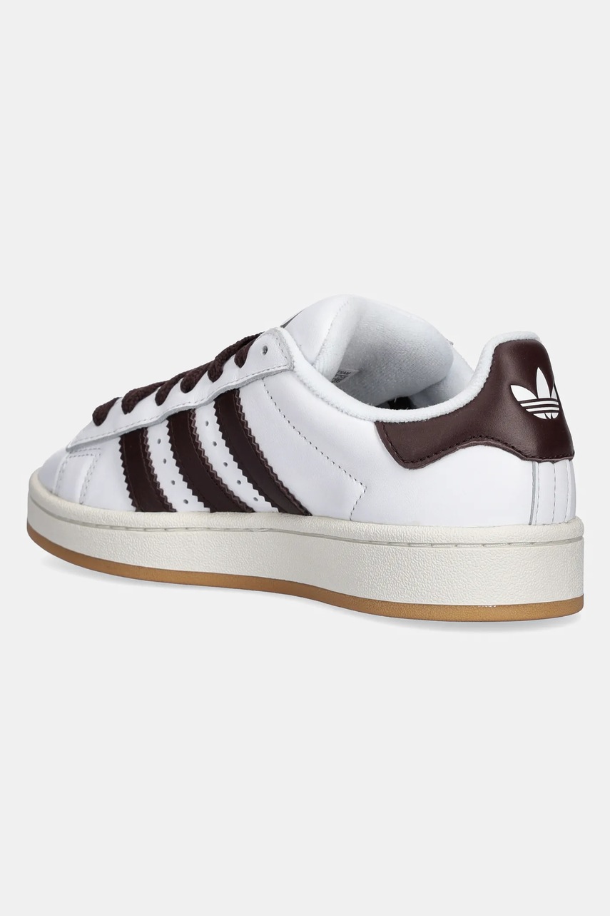 Δερμάτινα αθλητικά παπούτσια adidas Originals Campus 00s χρώμα: άσπρο, JQ7767 φωτογραφία