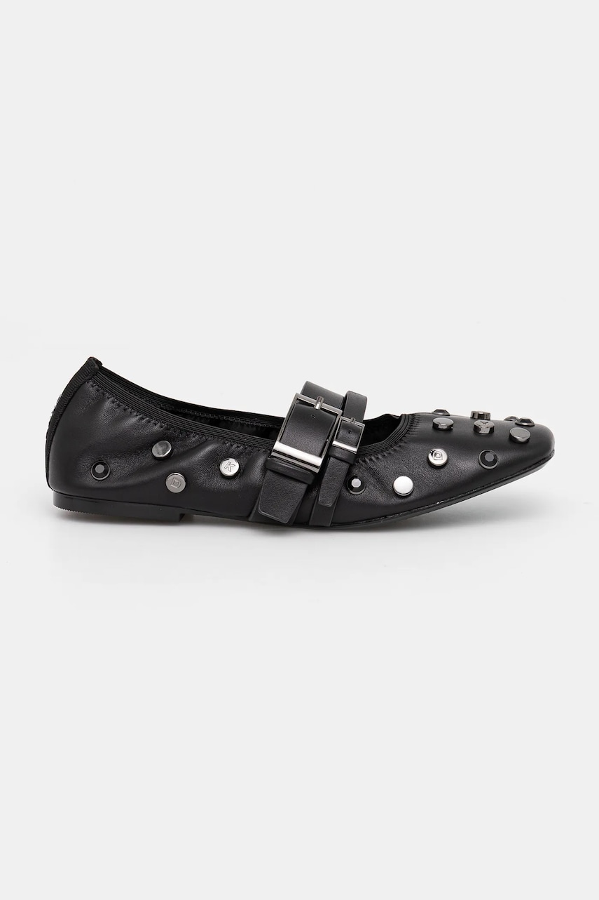 Кожаные балетки Dkny Davey цвет чёрный K1552868 Кожаные балетки Dkny Davey цвет чёрный K1552868