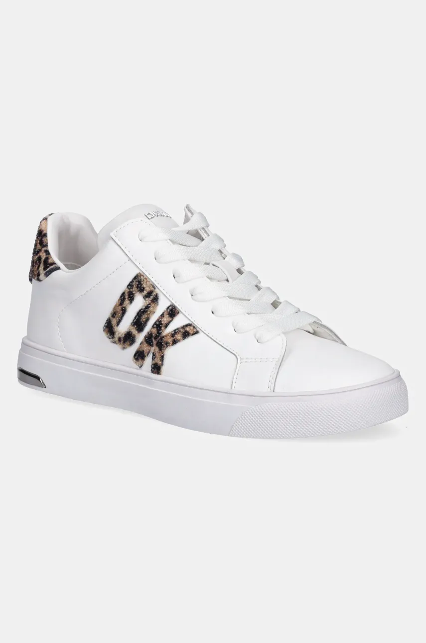 Dkny sneakers din piele Abeni femei, culoarea alb, K1577471