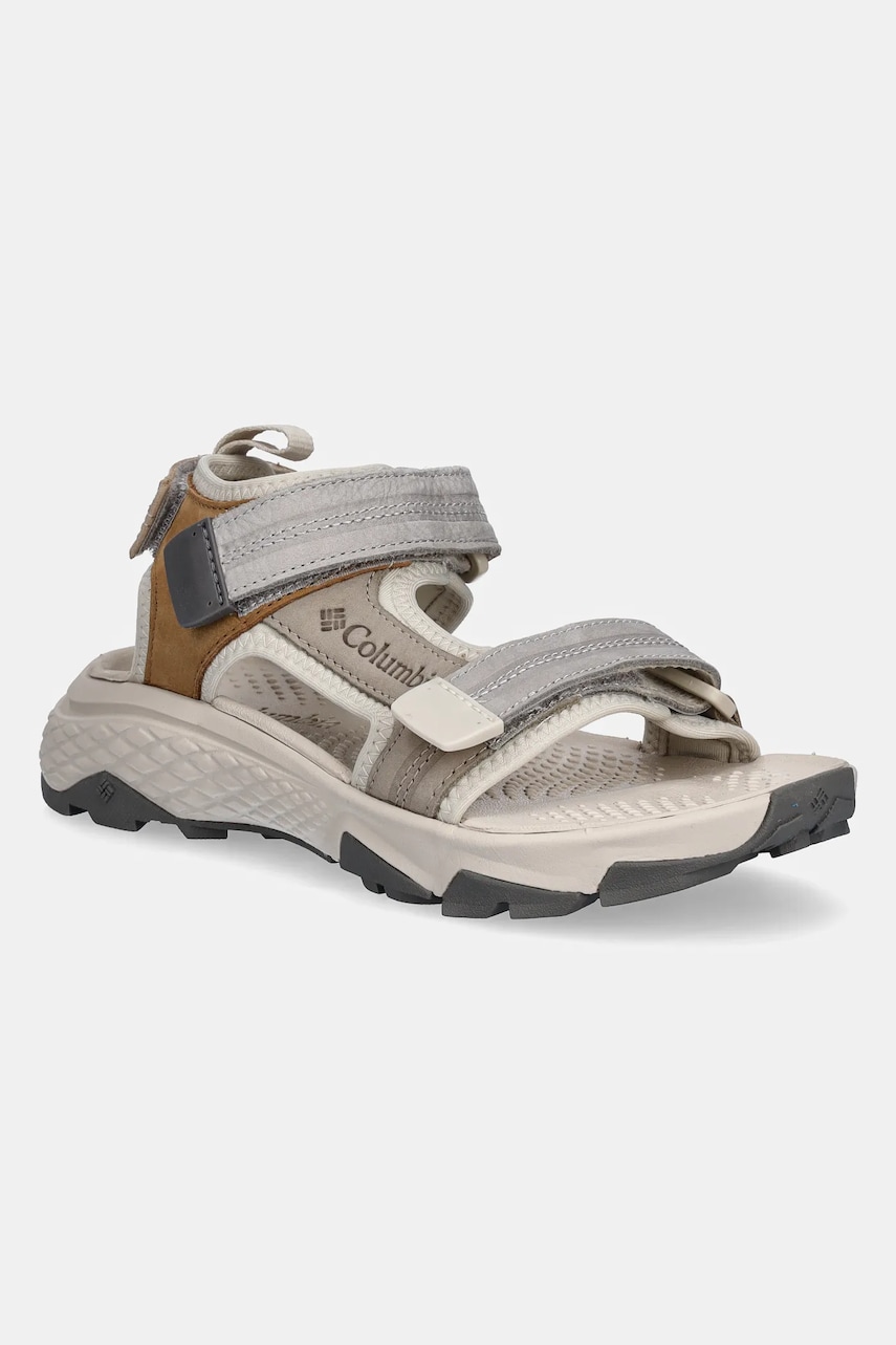Columbia sandale din nubuc PEAKFREAK RUSH femei, culoarea gri, 2121261 Columbia sandale din nubuc PEAKFREAK RUSH femei, culoarea gri, 2121261
