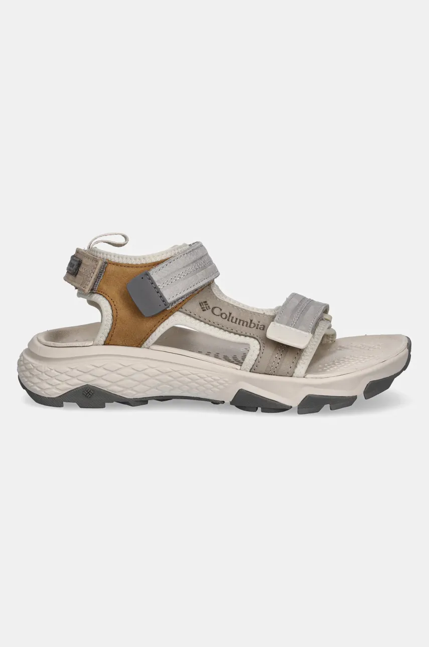 Босоножки из нубука Columbia PEAKFREAK RUSH женские цвет серый 2121261 Босоножки из нубука Columbia PEAKFREAK RUSH женские цвет серый 2121261