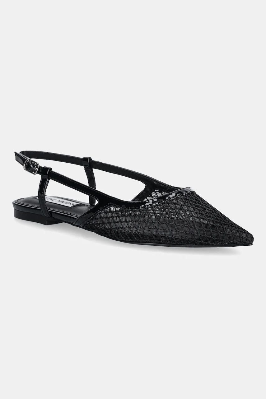 Steve Madden balerini Slingshot-M culoarea negru, cu toc deschis, SM11003838