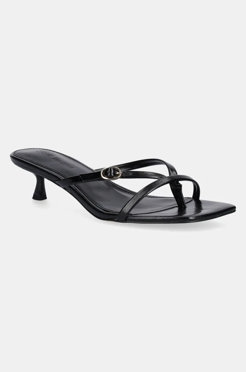 Levně Žabky Steve Madden Jana dámské, černá barva, na malém podpatku, SM11003832