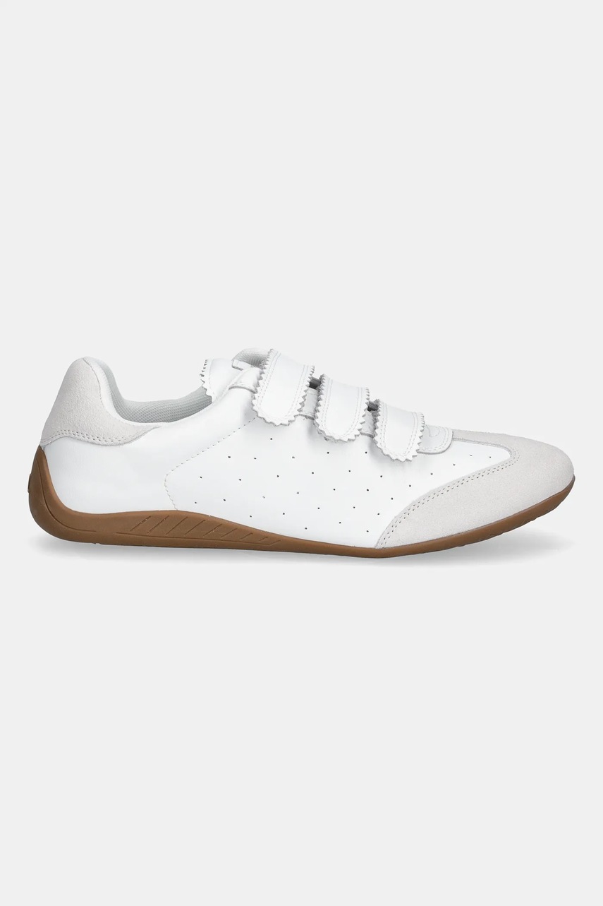 Кожаные кроссовки Steve Madden Flagship цвет белый SM11003816