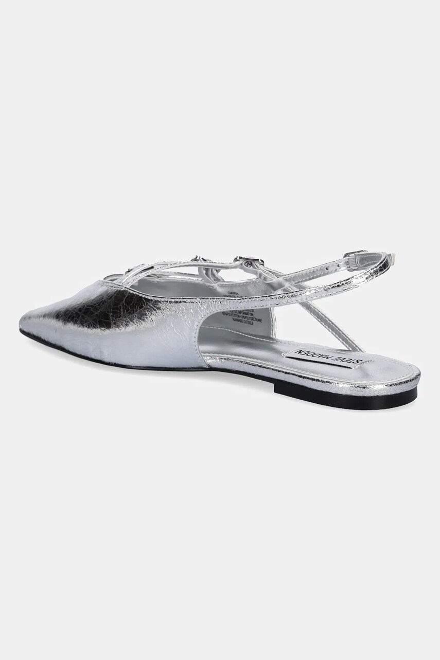 Steve Madden balerina Cianna ezüst, nyitott sarokkal, SM11003709 termék 2. képe