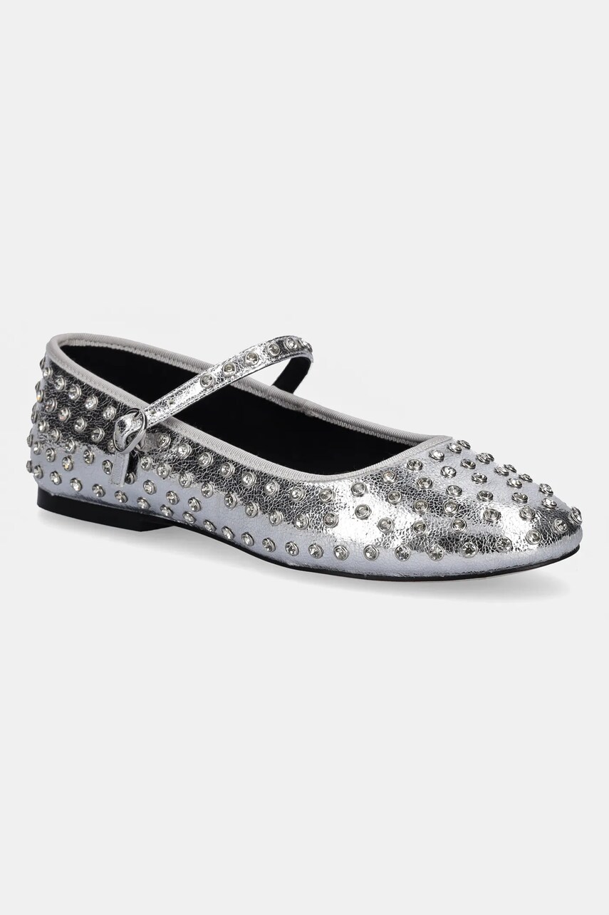 Steve Madden balerini Vinetta-R culoarea argintiu, SM11003147