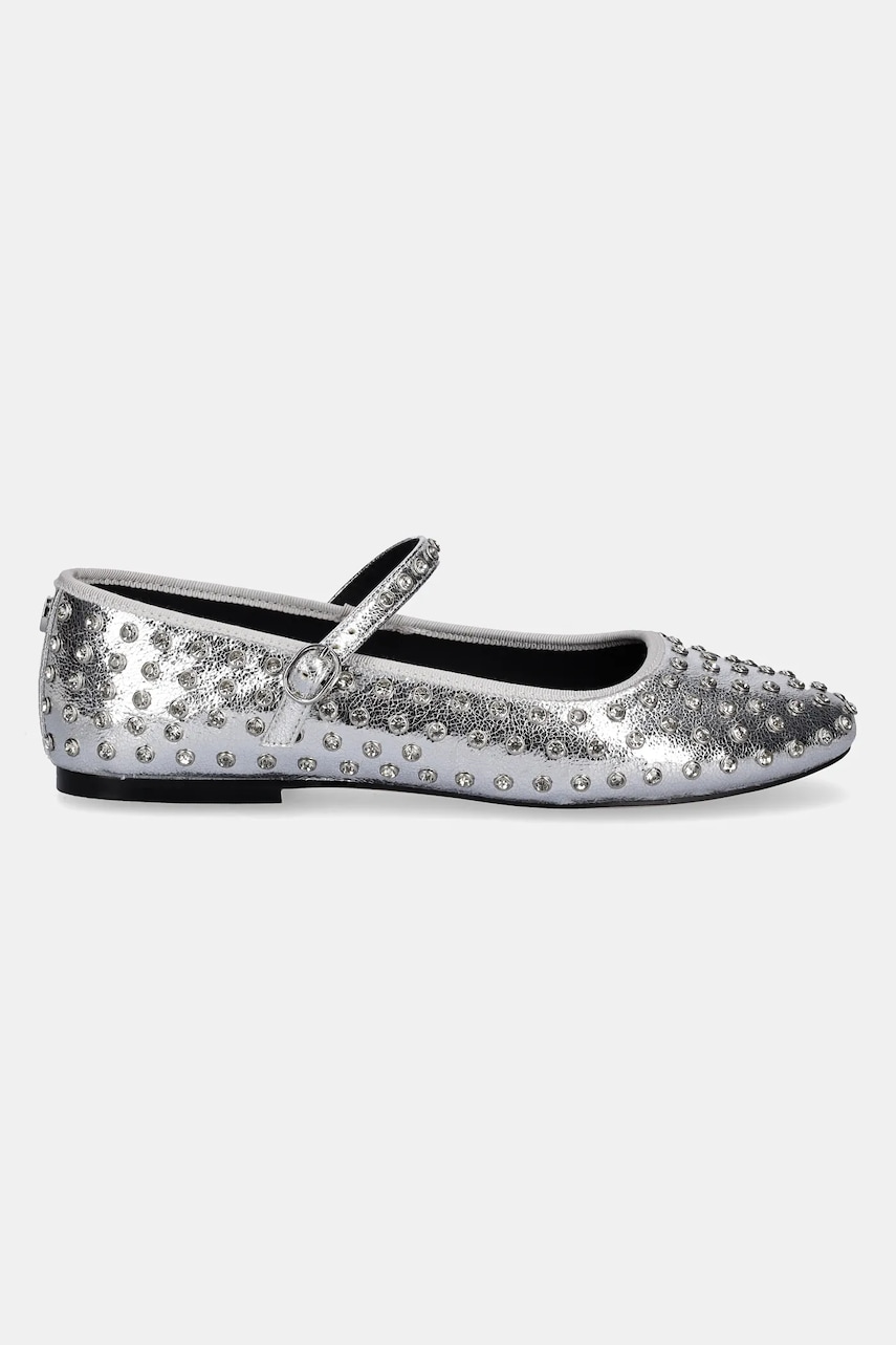 Балетки Steve Madden Vinetta-R цвет серебрянный SM11003147 Балетки Steve Madden Vinetta-R цвет серебрянный SM11003147