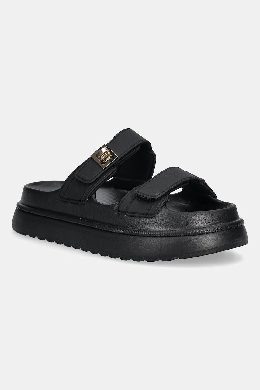 Steve Madden papuci Bigschmona-J culoarea negru, cu platforma, SM11003858