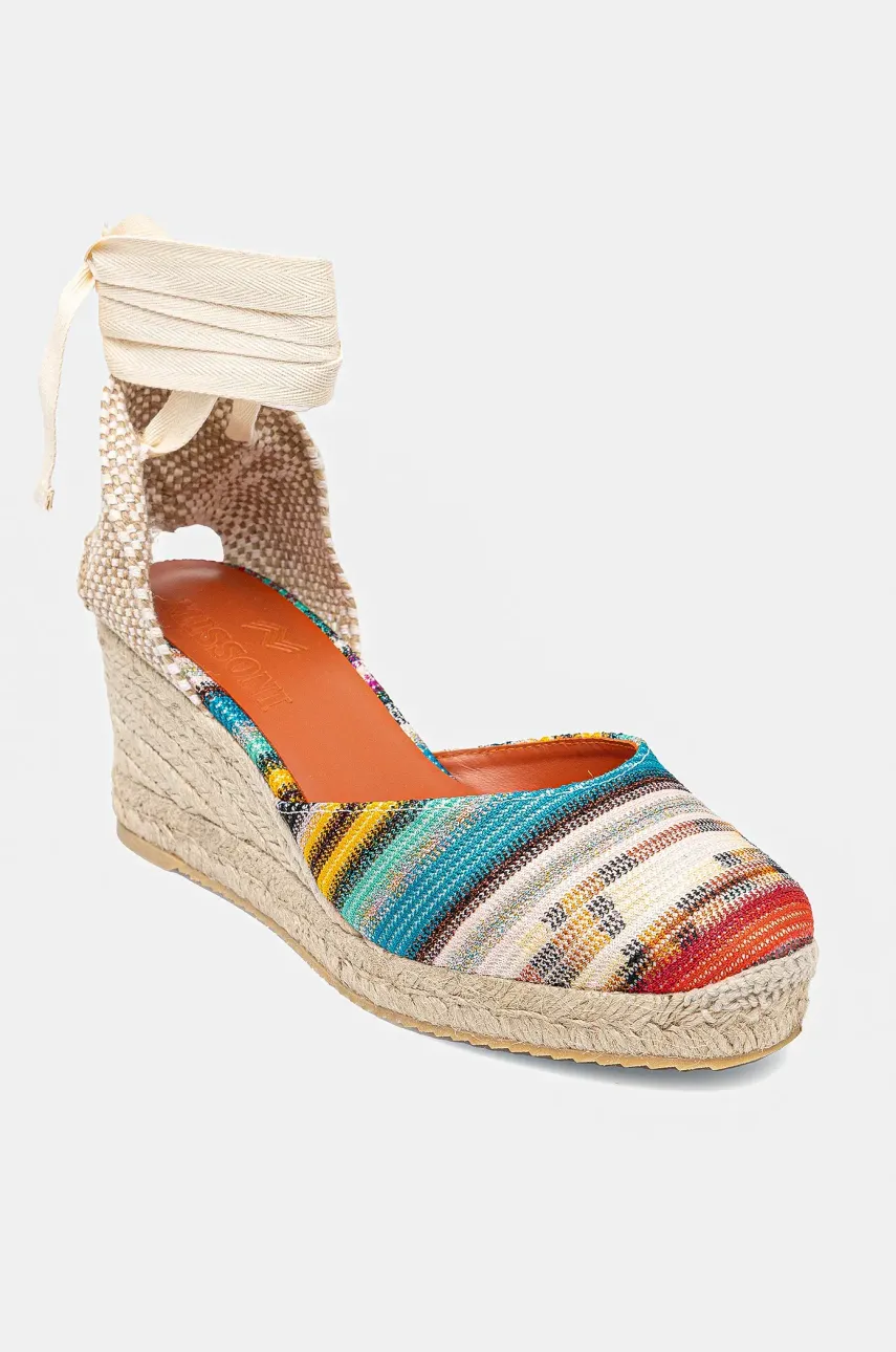 Missoni espadrile Eva 60 toc pana, MWB006_083