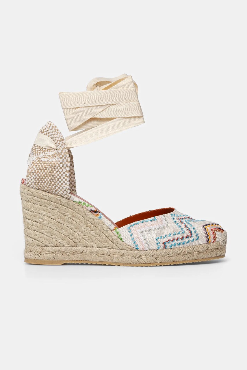 Missoni espadrile Eva 80 toc pana, MWB008_081
