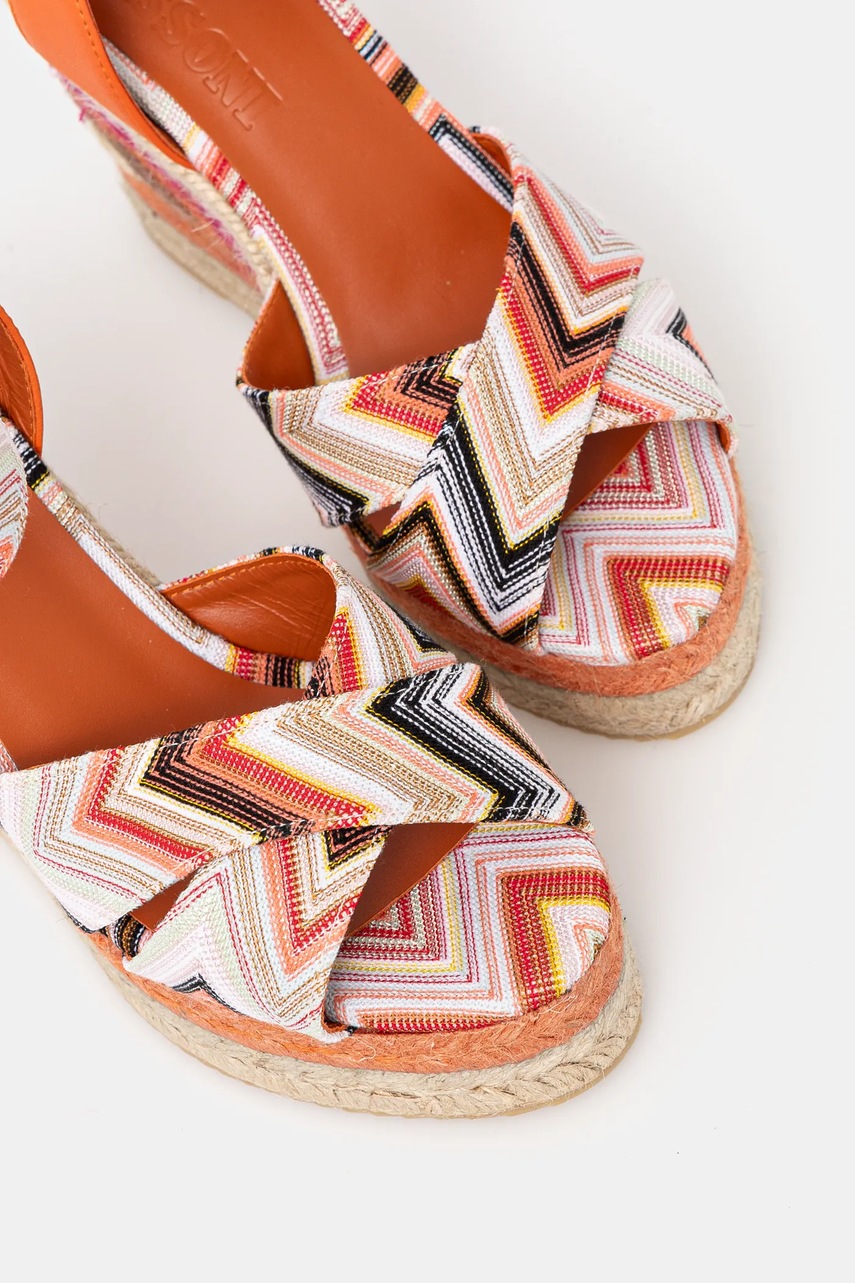 Σανδάλια Missoni Carmen χρώμα: πολύχρωμο, MWB011_002 φωτογραφία