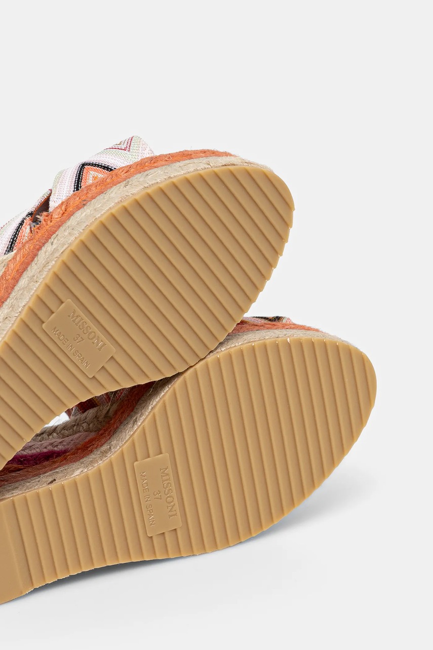 Σανδάλια Missoni Carmen χρώμα: πολύχρωμο, MWB011_002 φωτογραφία