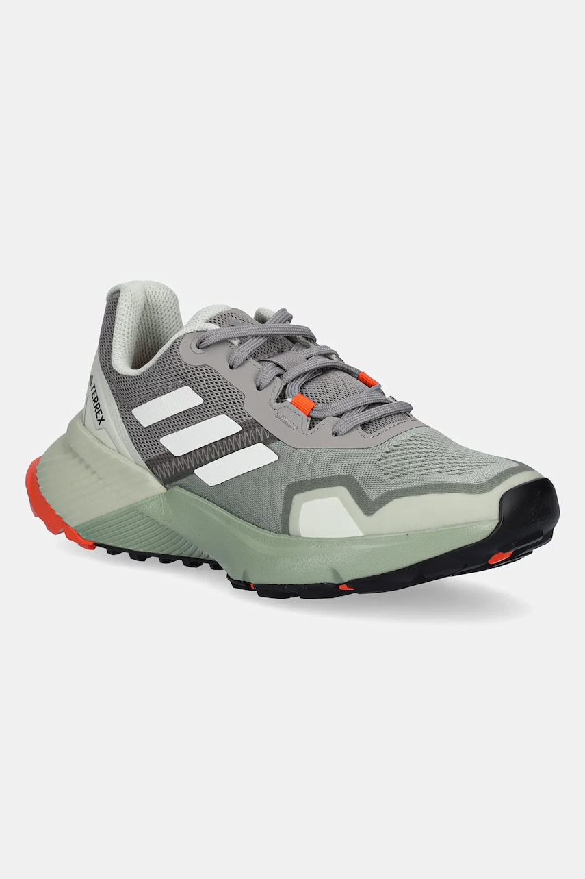 adidas TERREX pantofi Soulstride femei, culoarea verde, JI1923 adidas TERREX pantofi Soulstride femei, culoarea verde, JI1923