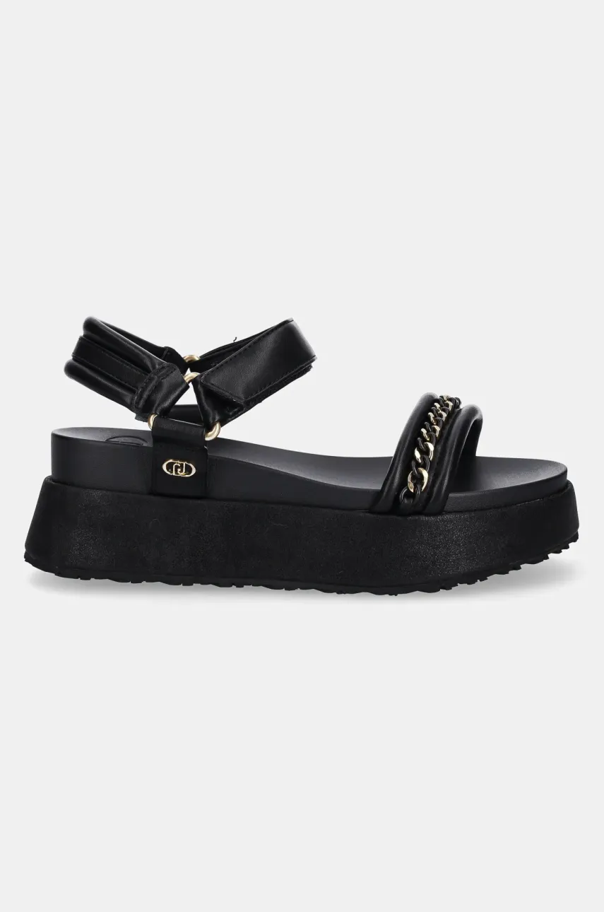 Сандалии Liu Jo FRIDA 36 женские цвет чёрный на платформе SA5105EX01422222 Сандалии Liu Jo FRIDA 36 женские цвет чёрный на платформе SA5105EX01422222