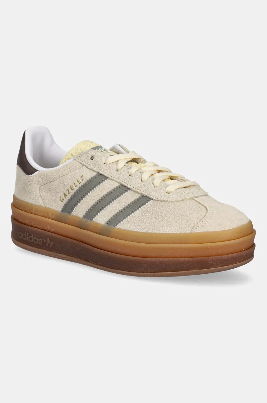 adidas Originals sneakers Gazelle Bold femei, culoarea bej, JI2696