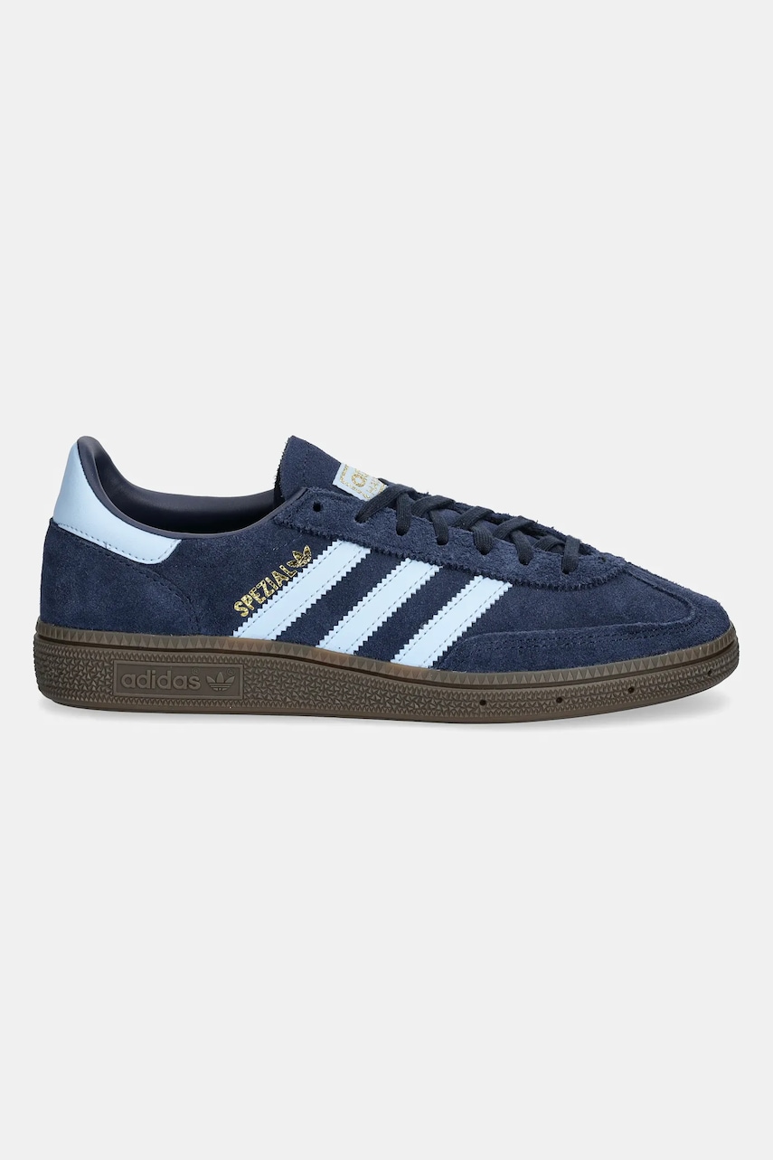 Детские кроссовки adidas Originals Handball Spezial J цвет синий IH8011 Детские кроссовки adidas Originals Handball Spezial J цвет синий IH8011