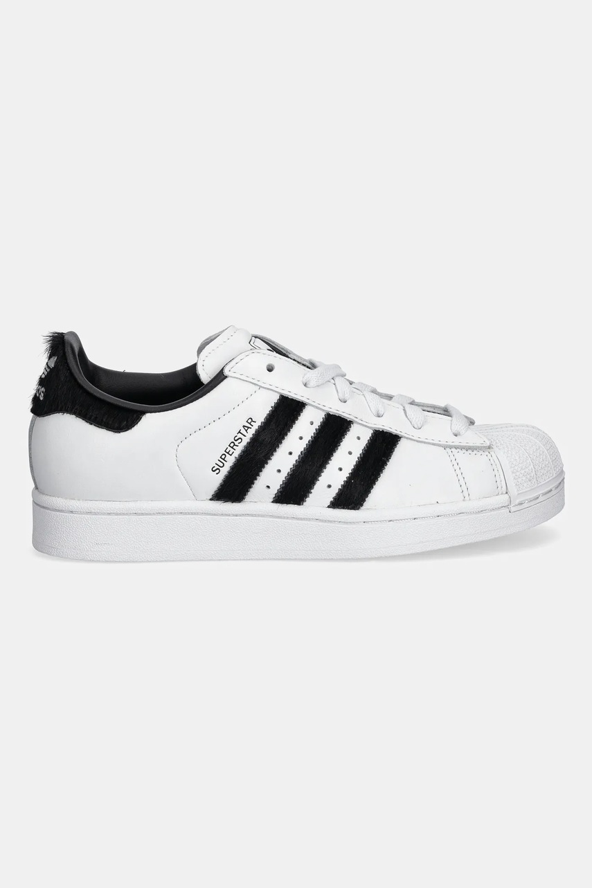 Кожаные кроссовки adidas Originals Superstar II W цвет белый JH7052