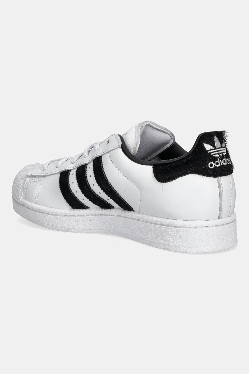 Δερμάτινα αθλητικά παπούτσια adidas Originals Superstar II W χρώμα: άσπρο, JH7052 φωτογραφία