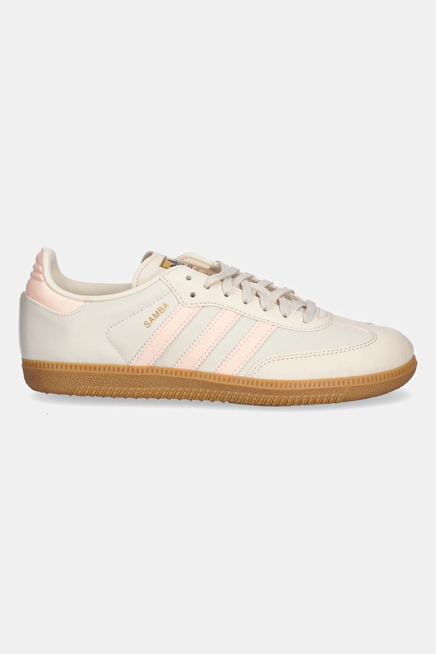 Кроссовки adidas Originals SAMBA OG цвет бежевый JH7598 Кроссовки adidas Originals SAMBA OG цвет бежевый JH7598