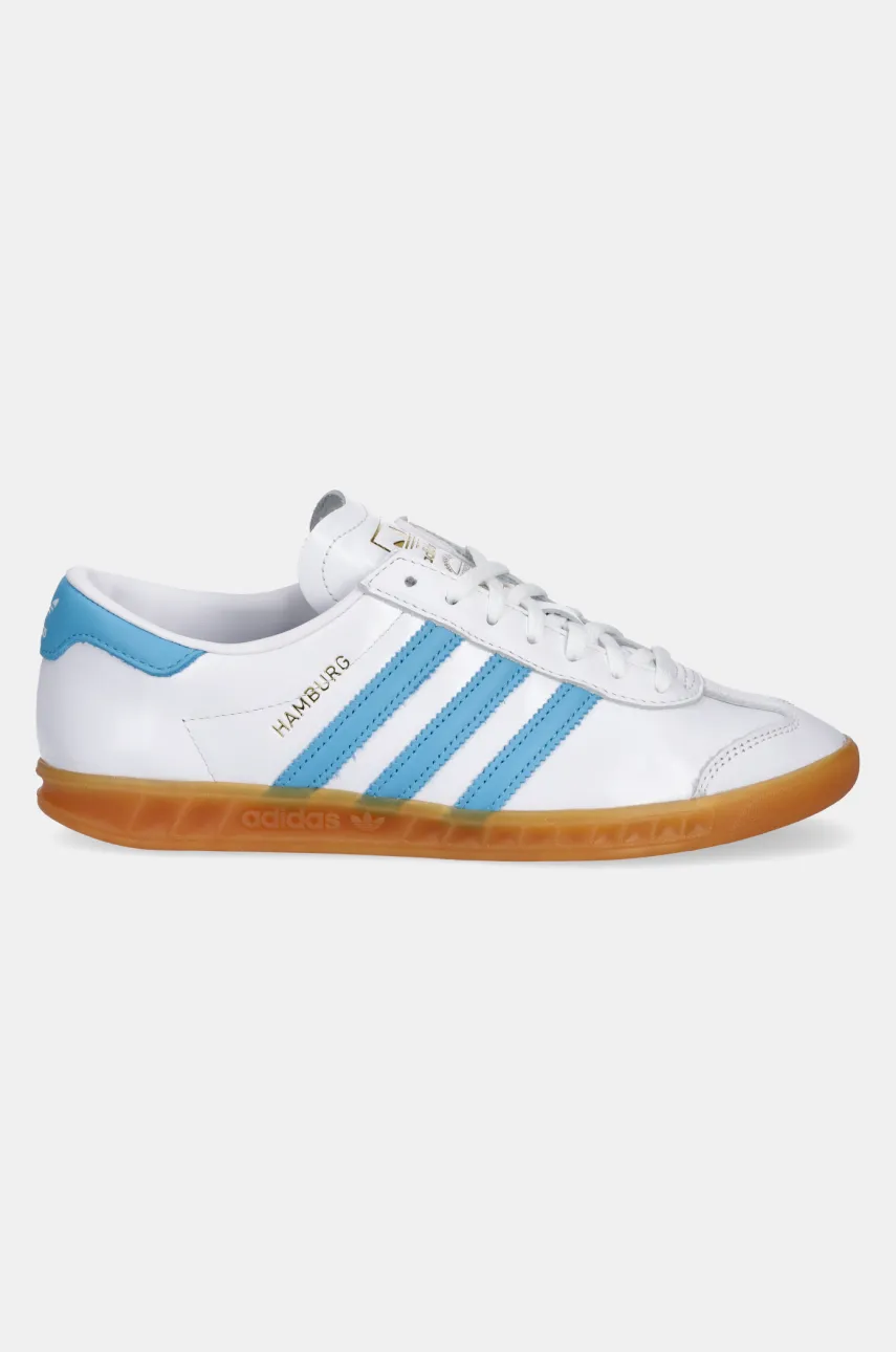 Кожаные кроссовки adidas Originals Hamburg W женские JI2625 Кожаные кроссовки adidas Originals Hamburg W женские JI2625