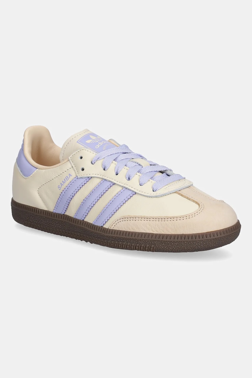 adidas Originals sneakers Samba OG W femei, culoarea bej, JI2678