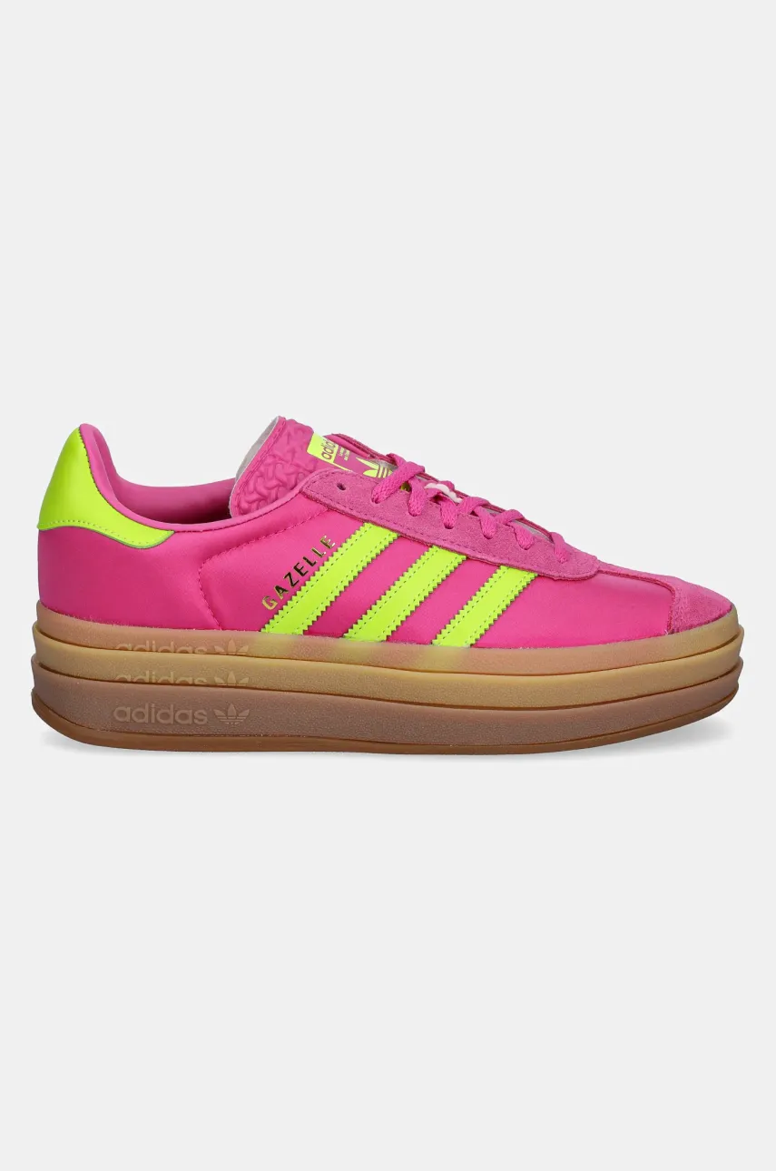 Кроссовки adidas Originals Gazelle Bold W женская цвет розовый JI2705 Кроссовки adidas Originals Gazelle Bold W женская цвет розовый JI2705