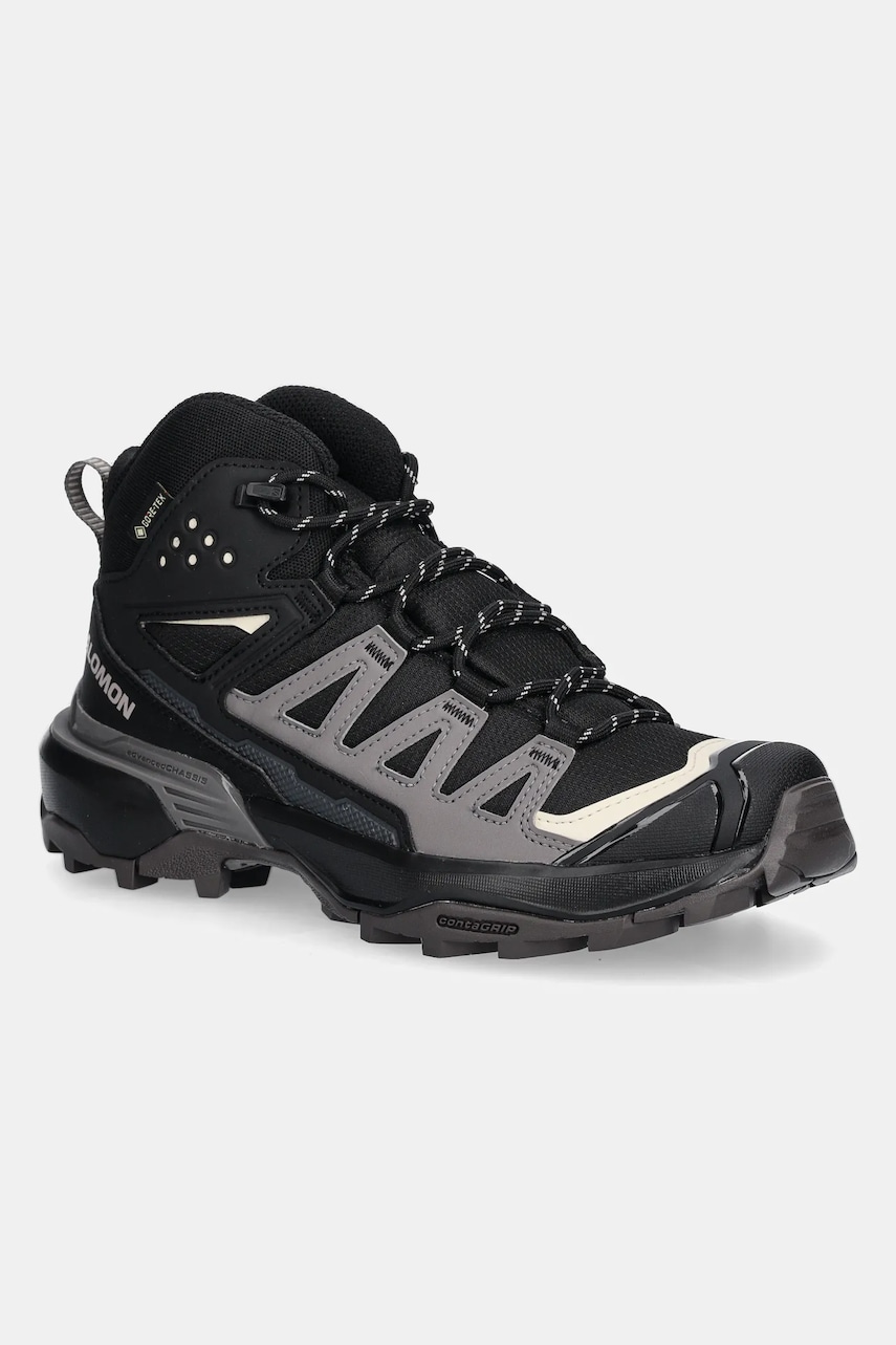 Salomon pantofi X Ultra 360 Mid GTX femei, culoarea negru, izolare usoara, L47448600 Salomon pantofi X Ultra 360 Mid GTX femei, culoarea negru, izolare usoara, L47448600