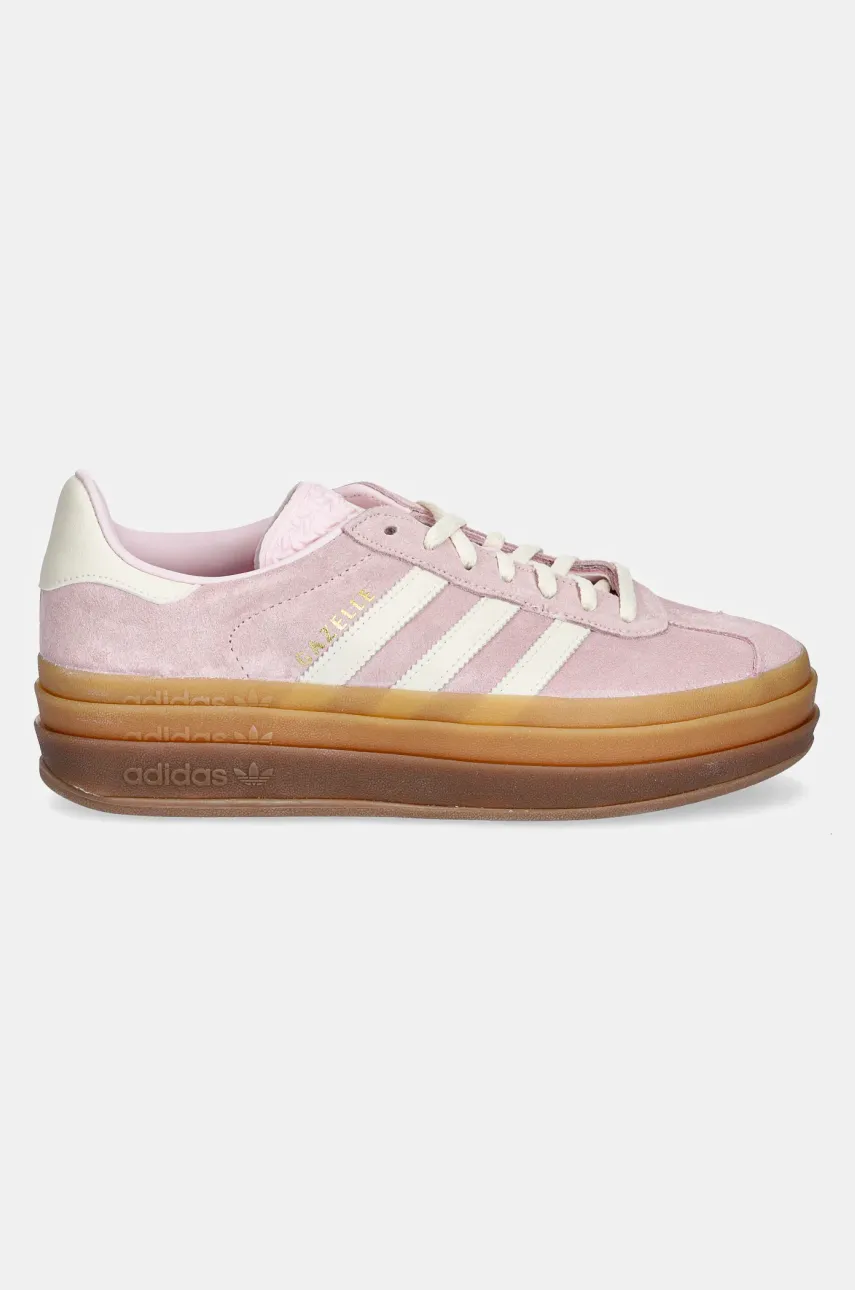 Кроссовки adidas Originals Gazelle Bold женские цвет розовый JQ7777 Кроссовки adidas Originals Gazelle Bold женские цвет розовый JQ7777