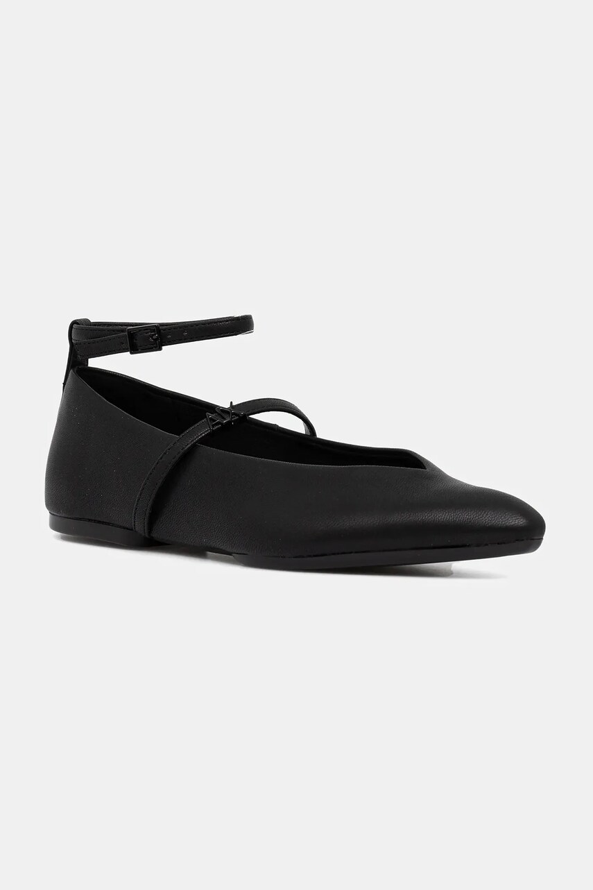 Armani Exchange balerini culoarea negru, XDD004 XV841 00002