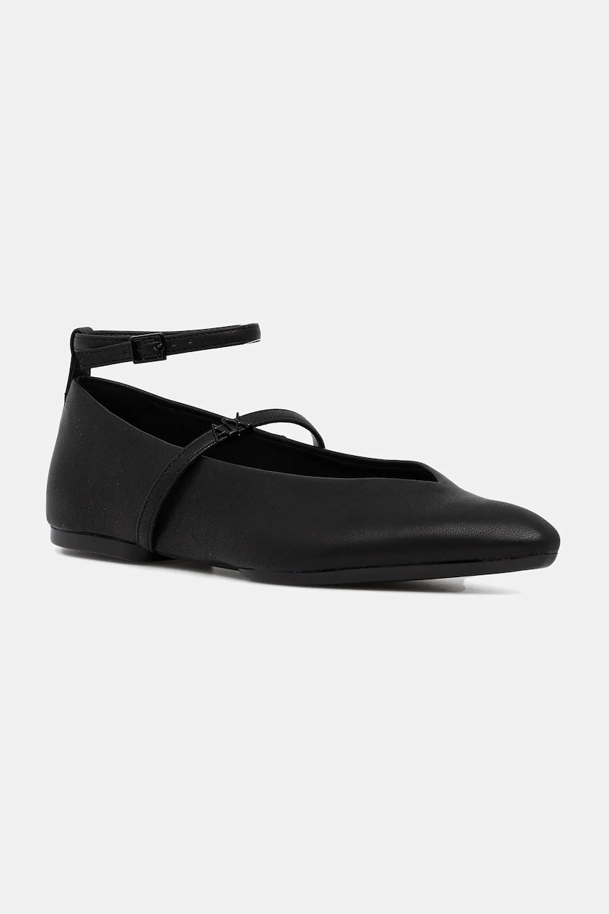 Armani Exchange balerini culoarea negru, XDD004 XV841 00002