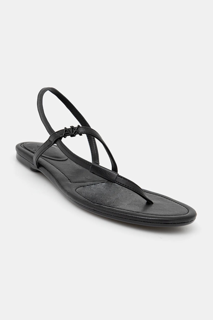Armani Exchange sandale femei, culoarea negru, XDP057 XV841 00002