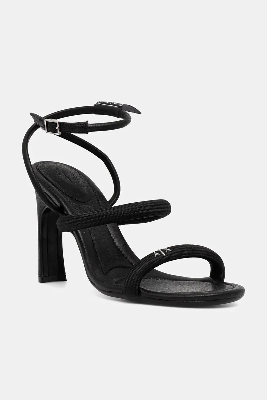 Armani Exchange sandale culoarea negru, XDP059 XV925 00002