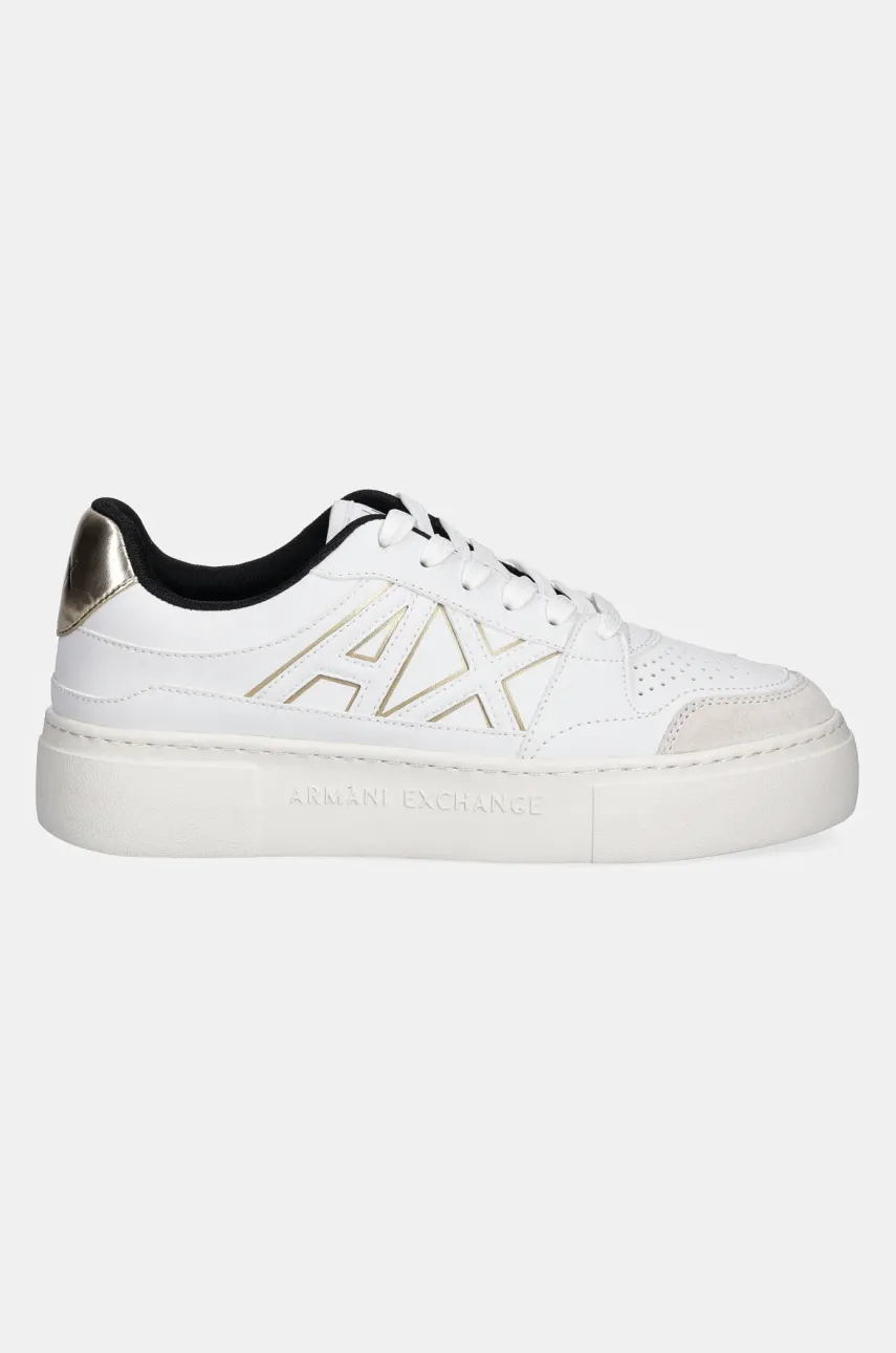 Кроссовки Armani Exchange женская цвет белый XDX147 XV830 T782 Кроссовки Armani Exchange женская цвет белый XDX147 XV830 T782